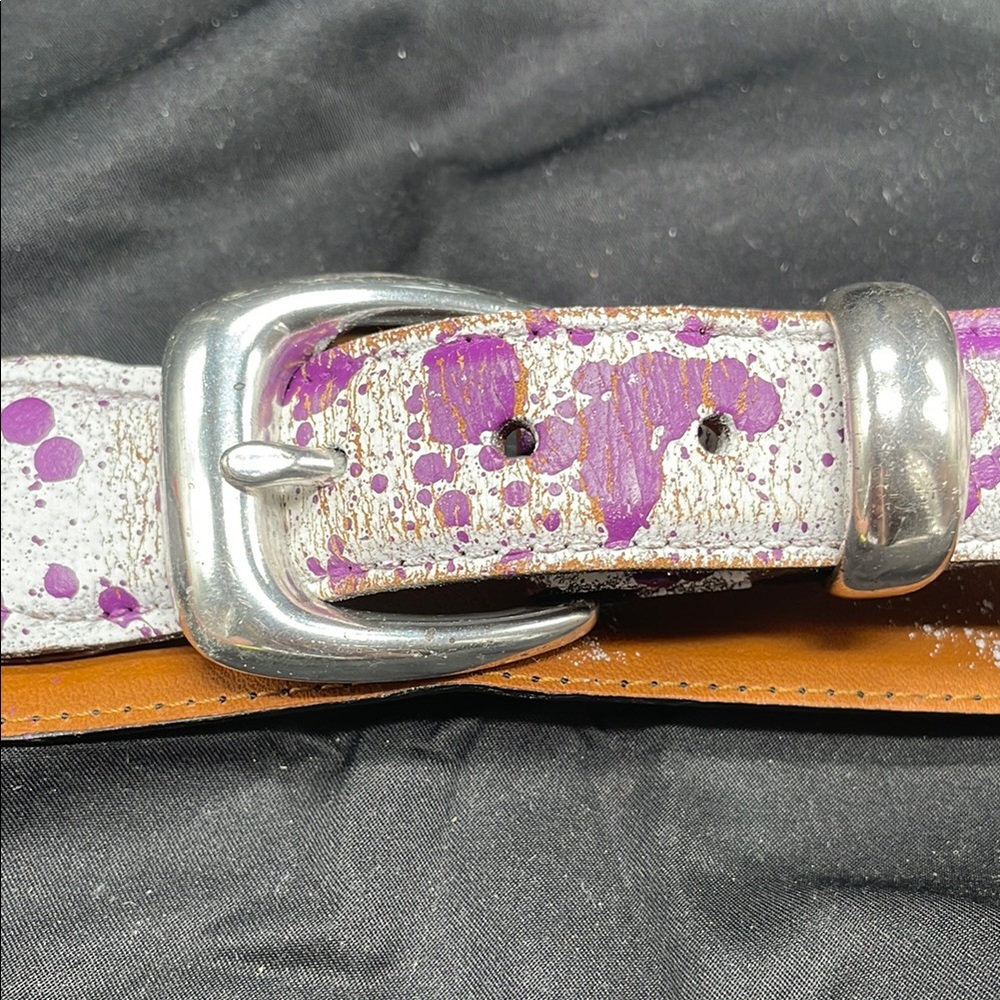Stylish Black and Purple Women's Belt